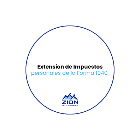Solicitud de Extension de Impuestos Personales 2023