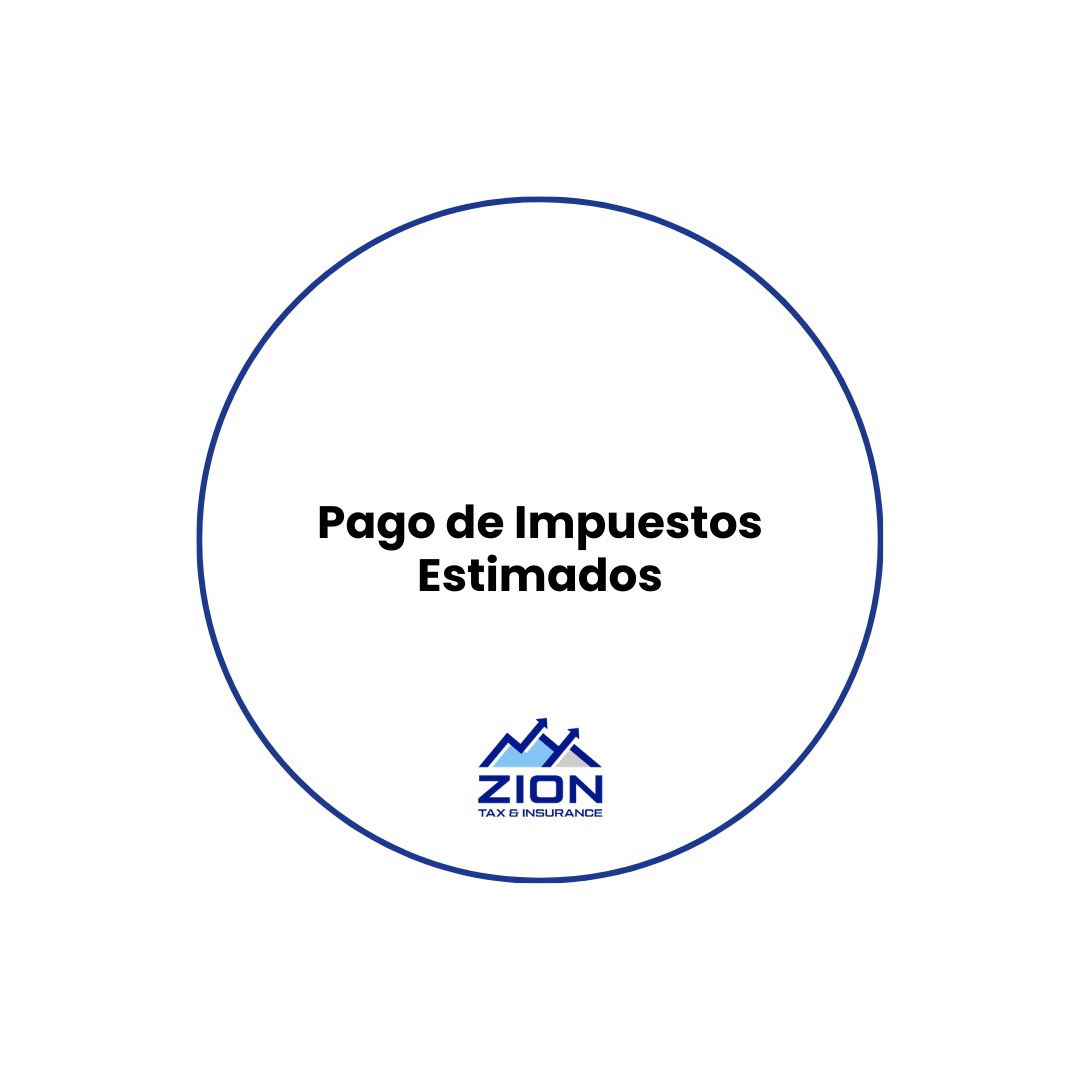 Pago de impuestos estimados con IRS / Estimated Tax with IRS