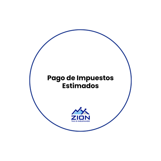 Pago de impuestos estimados con IRS / Estimated Tax with IRS