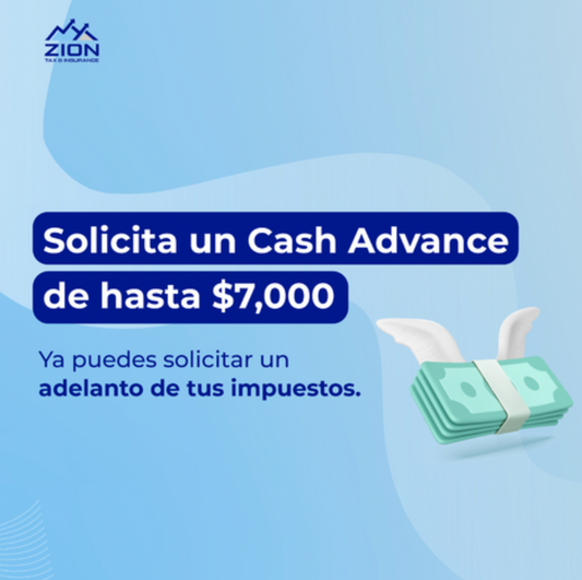 Solicita un Cash Advance de hasta $7,000