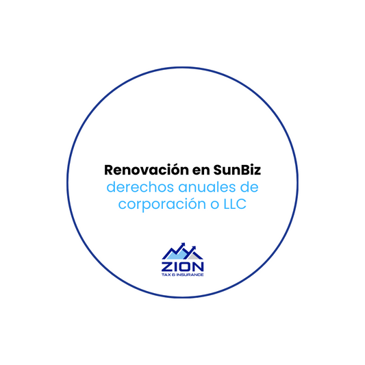Renovación de SunBiz