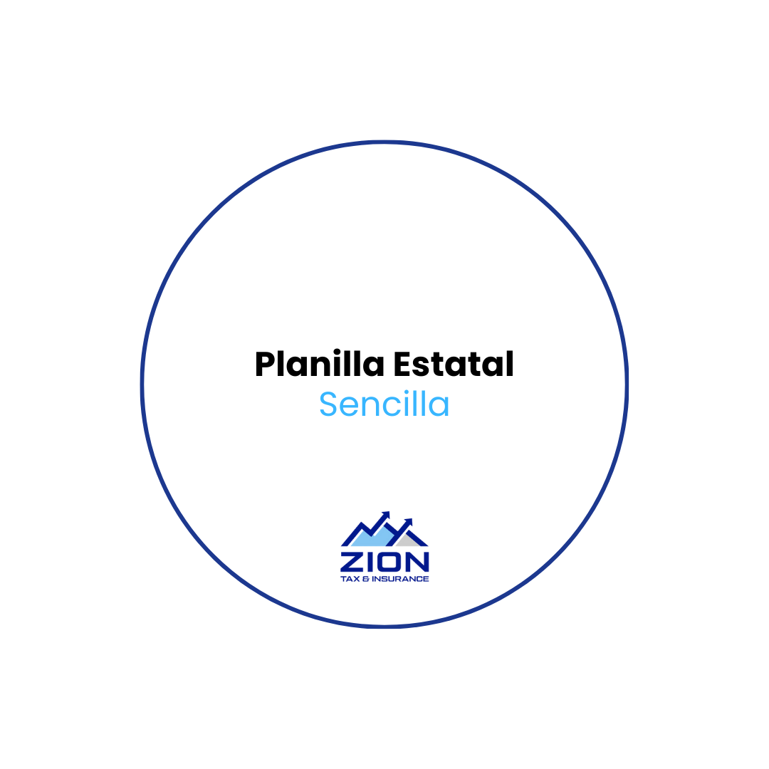 Planilla Estatal - Sencilla