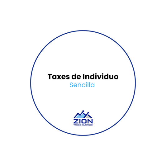 Declaración de Impuestos personales (taxes) [sencilla]